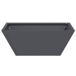 Berkfield Home Modern Garden Bowl Planters 5 pcs Anthracite 40x40x15 cm Steel in Charcoal - Size: 40 x 40 x 15 cm - thumbnail 7