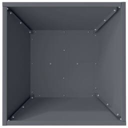Berkfield Home Modern Garden Bowl Planters 5 pcs Anthracite 40x40x15 cm Steel in Charcoal - Size: 40 x 40 x 15 cm - thumbnail 9