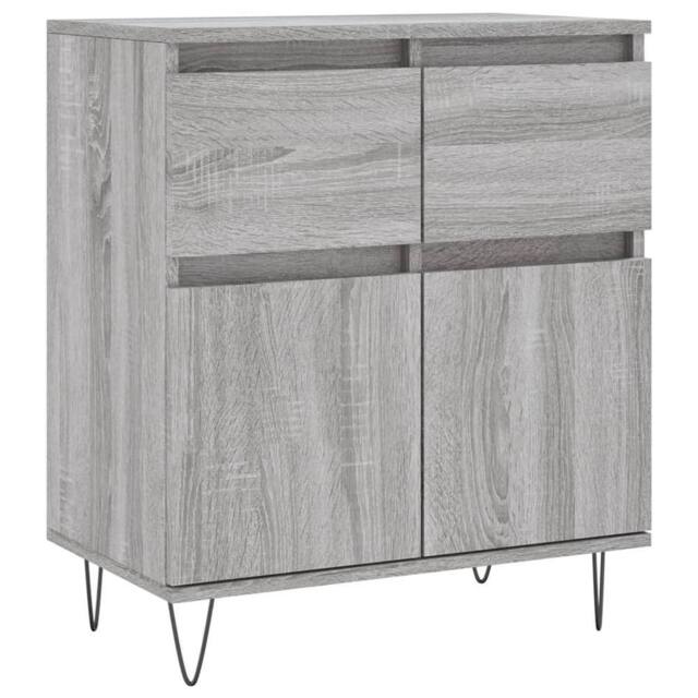 Berkfield Home Sideboard Grey Sonoma 60x35x70 cm Engineered Wood - Size: 60 x 35 x 70 cm - image 1
