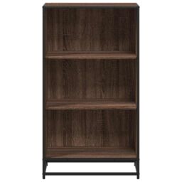 Berkfield Home Book Cabinet Brown Oak 60x35x107.5 cm Engineered Wood - thumbnail 4