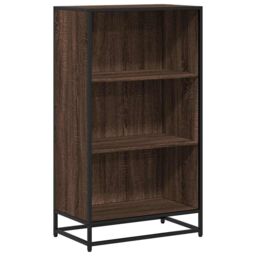 Berkfield Home Book Cabinet Brown Oak 60x35x107.5 cm Engineered Wood - thumbnail 2