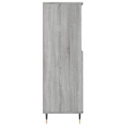 Berkfield Home Highboard Grey Sonoma 60x36x110 cm Engineered Wood - Size: 60 x 36 x 110 cm - thumbnail 7