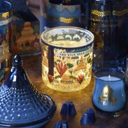 Candlelight The Silk Road Pear & Fig Light Up Glitter Candle - thumbnail 2