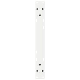 Berkfield Home Coffee Table Legs 2 pcs White 60x(30-31.3) cm Steel - thumbnail 7