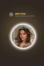 Fascinate 60cm Round LED Bathroom Mirror - Backlit Halo Glow, Shatter-Proof Tempered Glass, Anti-Fog IP44 in Silver - Size: 600mm - thumbnail 3