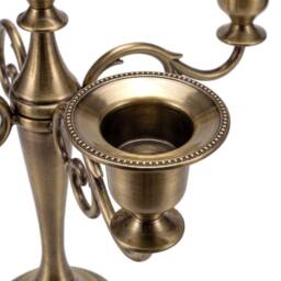 Levede Candle Holder 5 Arm Candelabra Candlestick Stand Centerpiece in Bronze - thumbnail 5