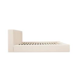 Wyld Haus Portarlington Upholstered Ivory Twill 5ft King Bed with Headboard - thumbnail 4