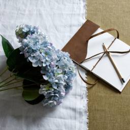 Lemon Pavilion Furniture and Decor Artificial Hydrangea Bunch - Plastic - L23 x W23 x H47 cm - Blue - thumbnail 1