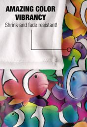 JQ Licensing Royce Mcclure Clowning Around Clown Fish Pattern Silky Touch Super Soft Throw Blanket 152 X 127 cm in White - thumbnail 4