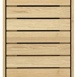 Levede Bathroom Storage Cabinet Handleless Wood Floor Shelf Unit Cupboard in Natural - thumbnail 6