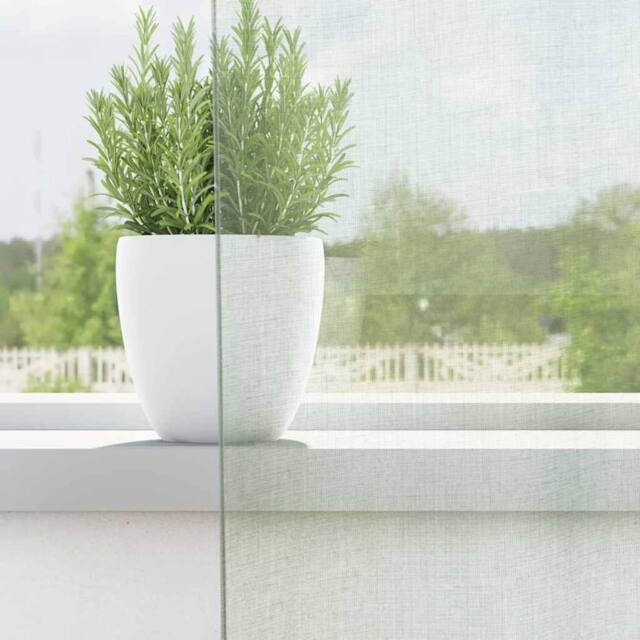 Berkfield Home Voile Curtains with Loops 2 pcs Light Grey 140x225 cm - image 1