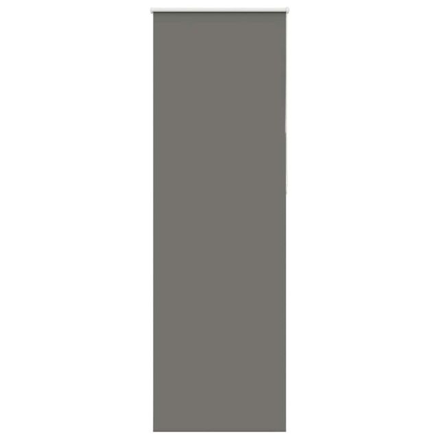 Berkfield Home Roller Blind Blackout Grey 70x210 cm Fabric Width 65.7 cm Polyester - image 1