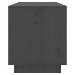 Berkfield Home TV Cabinet Grey 74x34x40 cm Solid Wood Pine - Size: 74 x 34 x 40 cm - thumbnail 5