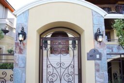 Netlighting Philadelphia 1 Light Outdoor Small Wall Lantern Light Old Bronze IP44 E27 in Brown - thumbnail 2