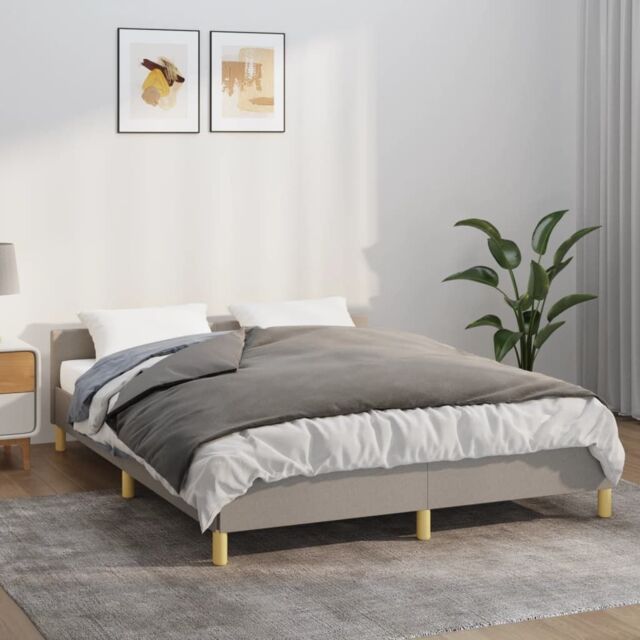 Berkfield Home Weighted Blanket with Cover Grey 138x200 cm Single 6 kg Fabric - image 1