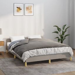Berkfield Home Weighted Blanket with Cover Grey 138x200 cm Single 6 kg Fabric - thumbnail 1