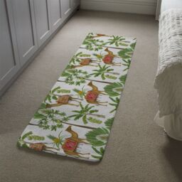 Benjamin Tate Design Camels & Palm Trees Runner Rug in Natural - Size: 67 cm x 230 cm - thumbnail 4
