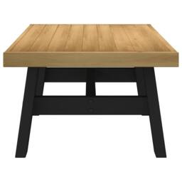 Berkfield Home Coffee Table NOAIN A-Shaped Legs 120x60x40 cm Solid Wood Pine in Brown - Size: 120 x 60 x 40 cm - thumbnail 4