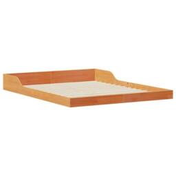 Berkfield Home Modern Wax brown 140 x 210 cm Solid pine wood - thumbnail 3