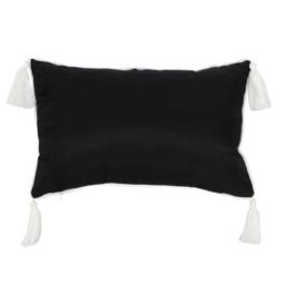 Something Different Rectangular Triple Moon Design Cushion in Black - thumbnail 2