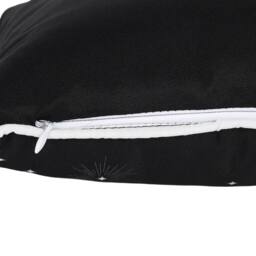 Something Different Rectangular Triple Moon Design Cushion in Black - thumbnail 3