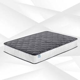 FLAVORA Small Double Mattress Memory Foam Mattress in Grey - Size: Cot - thumbnail 1