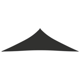 Berkfield Home Sunshade Sail Oxford Fabric Triangular 3.5x3.5x4.9 m Anthracite in Black - thumbnail 2