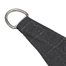 Berkfield Home Sunshade Sail Oxford Fabric Triangular 3.5x3.5x4.9 m Anthracite in Black - thumbnail 4