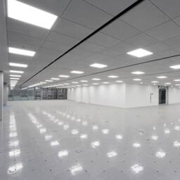 ENER-J Set of 6 Slim LED Ceiling Light Panels 60x60cm 40W 6000K - White - Size: 25 cm diameter x 19 cm high - thumbnail 4