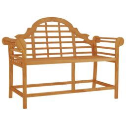 Berkfield Home 4 Piece Garden Lounge Set Solid Wood Teak in Brown - thumbnail 5