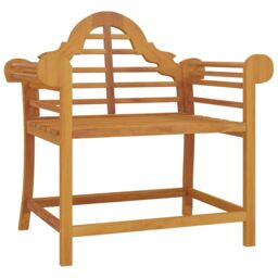 Berkfield Home 4 Piece Garden Lounge Set Solid Wood Teak in Brown - thumbnail 4