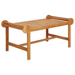 Berkfield Home 4 Piece Garden Lounge Set Solid Wood Teak in Brown - thumbnail 6