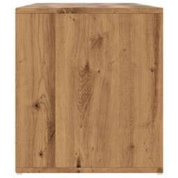 Berkfield Home Corner Cabinet Artisian Oak 200x40x45 cm Engineered Wood in Brown - Size: 200 x 40 x 45 cm - thumbnail 5