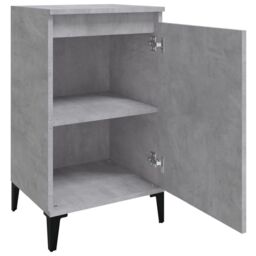 Berkfield Home Bedside Cabinets 2 pcs Concrete Grey 40x35x70 cm Engineered Wood - Size: 40 x 35 x 70 cm - thumbnail 6