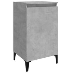Berkfield Home Bedside Cabinets 2 pcs Concrete Grey 40x35x70 cm Engineered Wood - Size: 40 x 35 x 70 cm - thumbnail 5