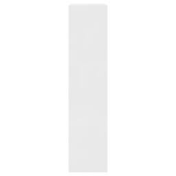 Berkfield Home Shoe Cabinet High Gloss White 63x24x103 cm Engineered Wood - Size: 63 x 24 x 103 cm - thumbnail 5
