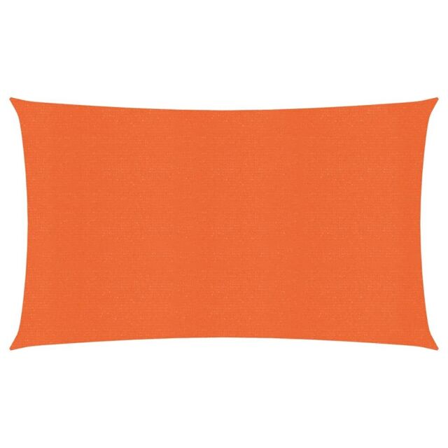 Berkfield Home Sunshade Sail 160 g/m ² Orange 2x5 m HDPE - image 1