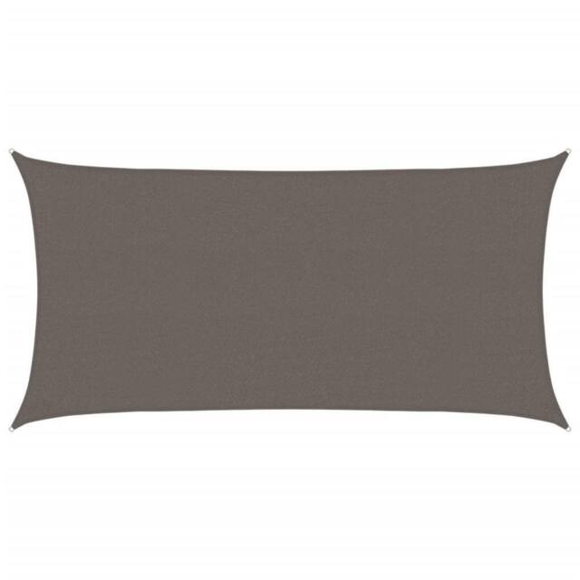 Berkfield Home Sunshade Sail 160 g/m ² Anthracite 2.5x4.5 m HDPE in Charcoal - image 1