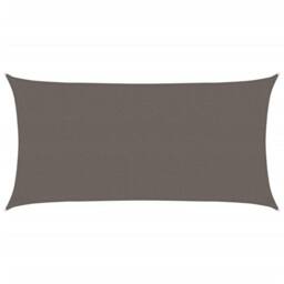 Berkfield Home Sunshade Sail 160 g/m ² Anthracite 2.5x4.5 m HDPE in Charcoal - thumbnail 1