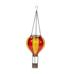 Marco Paul 44cm Yellow & Red Resin Hot air Balloon Solar Hanging Light - thumbnail 3