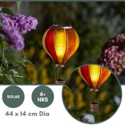 Marco Paul 44cm Yellow & Red Resin Hot air Balloon Solar Hanging Light - thumbnail 8