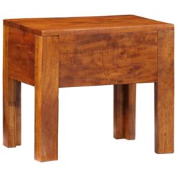 Berkfield Home Side Table 40x30x36 cm Solid Wood Acacia in Brown - Size: 40 x 30 x 36 cm - thumbnail 6