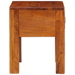 Berkfield Home Side Table 40x30x36 cm Solid Wood Acacia in Brown - Size: 40 x 30 x 36 cm - thumbnail 5