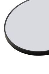 Living and Home Aluminium Alloy Framed HD Float Glass Bathroom Mirror in Black - thumbnail 4