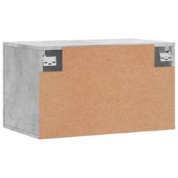 Berkfield Home Wall Cabinet Concrete Grey 60x36.5x35 cm Engineered Wood - thumbnail 8