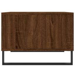 Berkfield Home Coffee Table Brown Oak 60x50x36.5 cm Engineered Wood - thumbnail 5