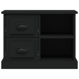 Berkfield Home Elegant Bedside Cabinet Black 60x35.5x45 cm - thumbnail 7