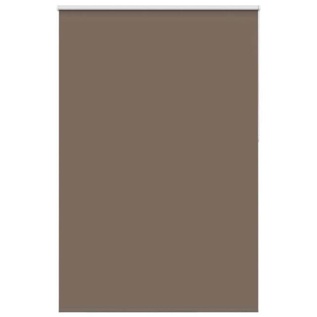 Berkfield Home Roller Blind Blackout Off-White 55x175 cm Fabric Width 50.7 cm Po… in Brown - image 1
