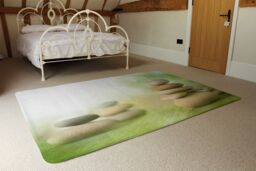 Benjamin Tate Design Rock Garden Designer Rug in Natural - Size: Large - thumbnail 3