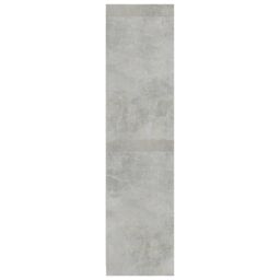 Berkfield Home Wardrobe with Drawers Concrete Grey 50x50x200 cm Engineered Wood - Size: 50 x 50 x 200 cm - thumbnail 5